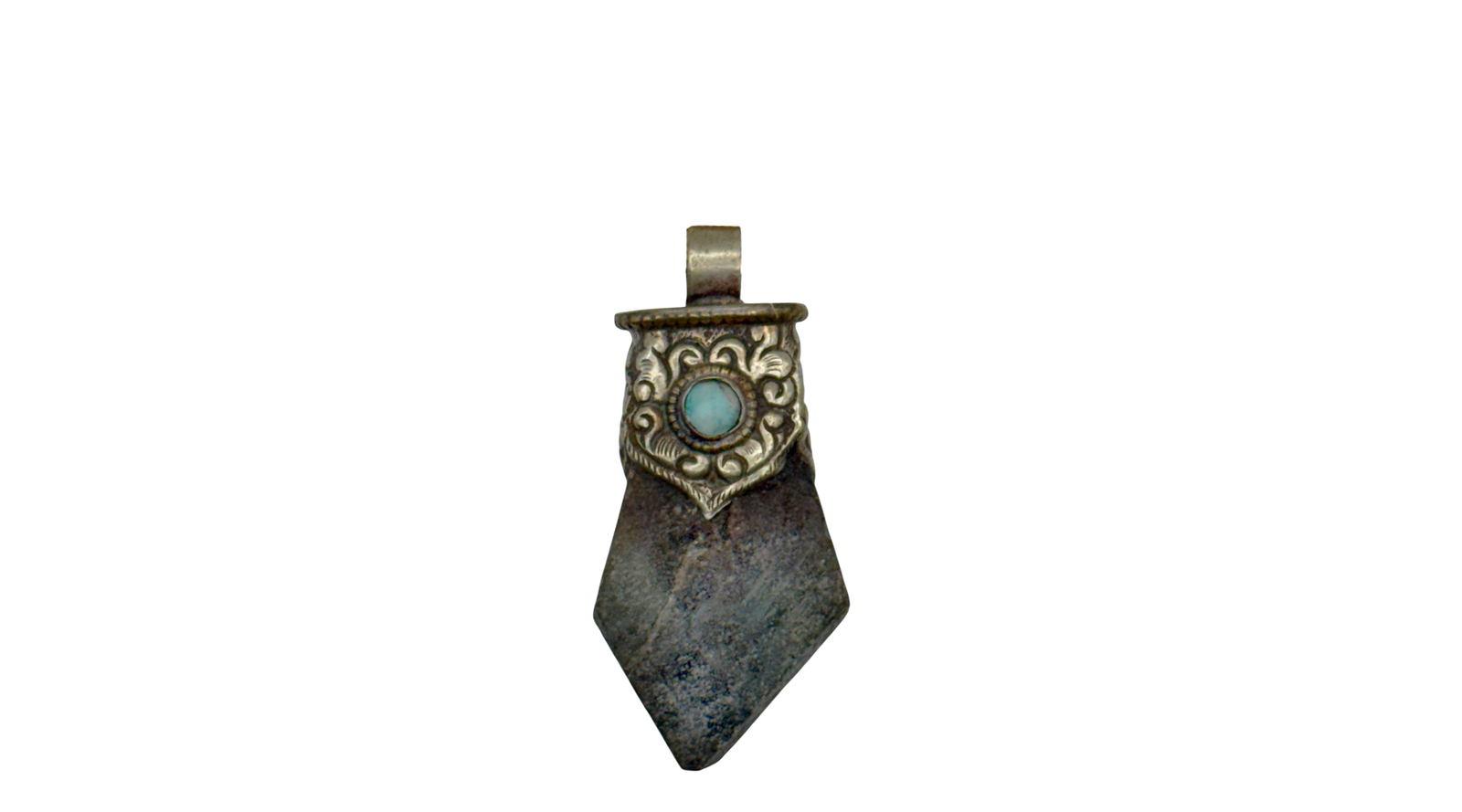 Labradorite Tibetan Silver Pendant