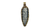 Orthoceras in Tibetan Silver Pendant