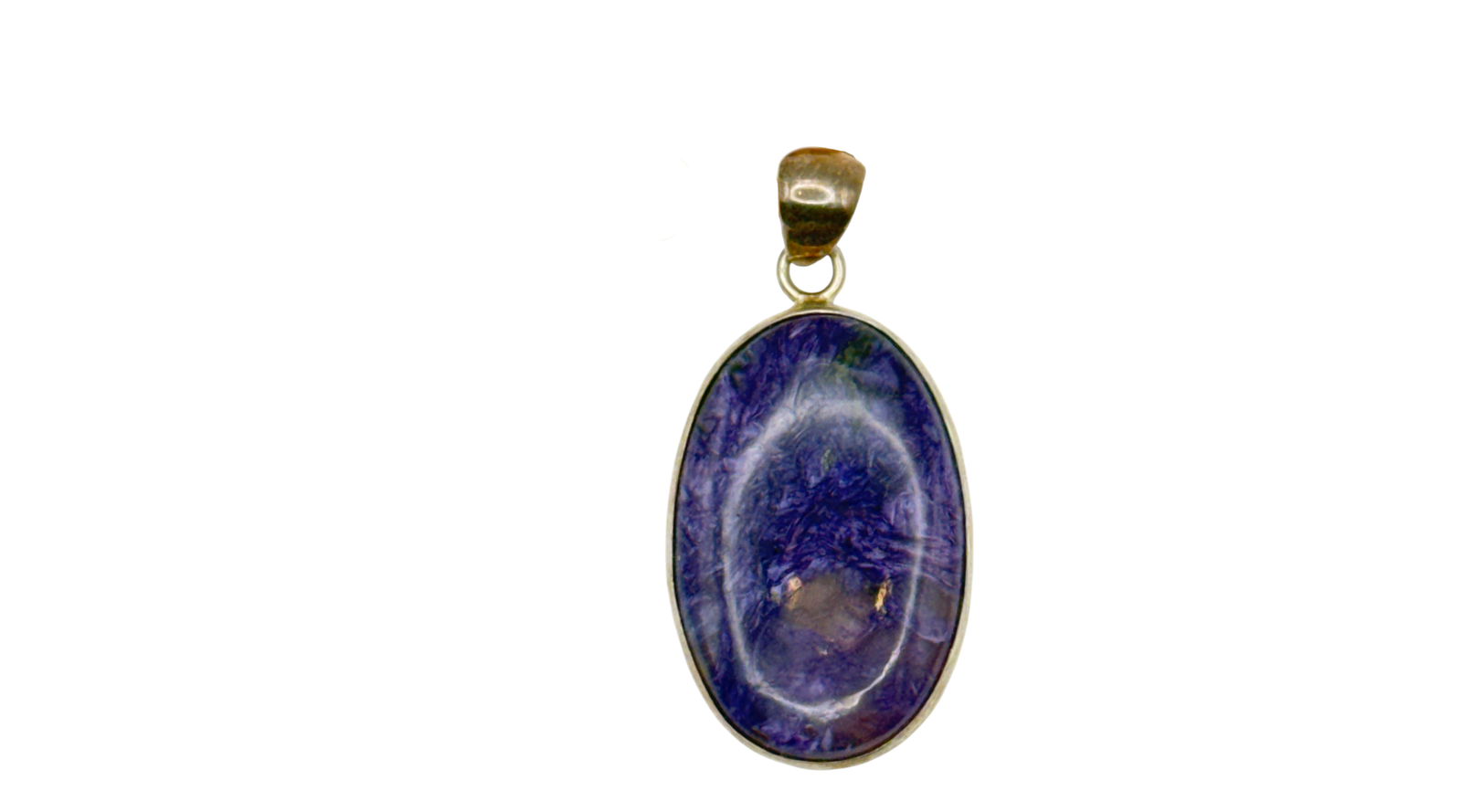 Sterling Silver Charoite Pendant