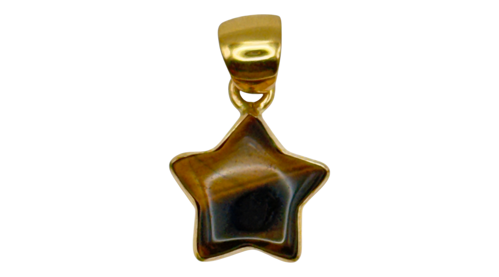 Alchemia Gold Tiger Eye Star Pendant