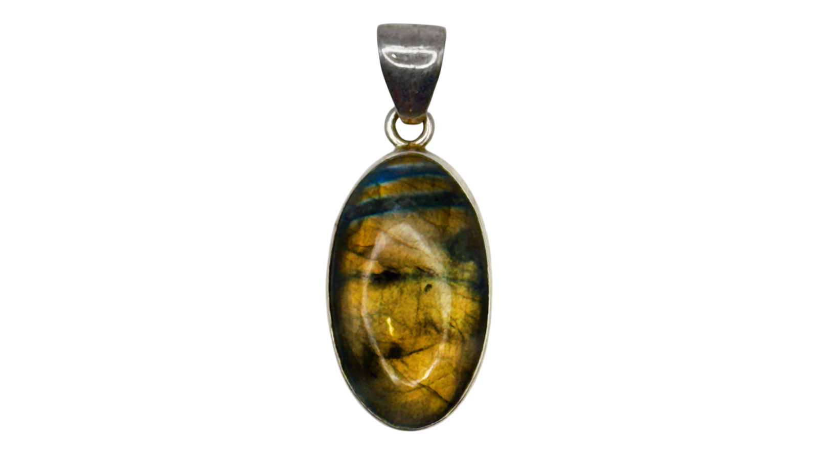 Sterling Silver Labradorite Pendant