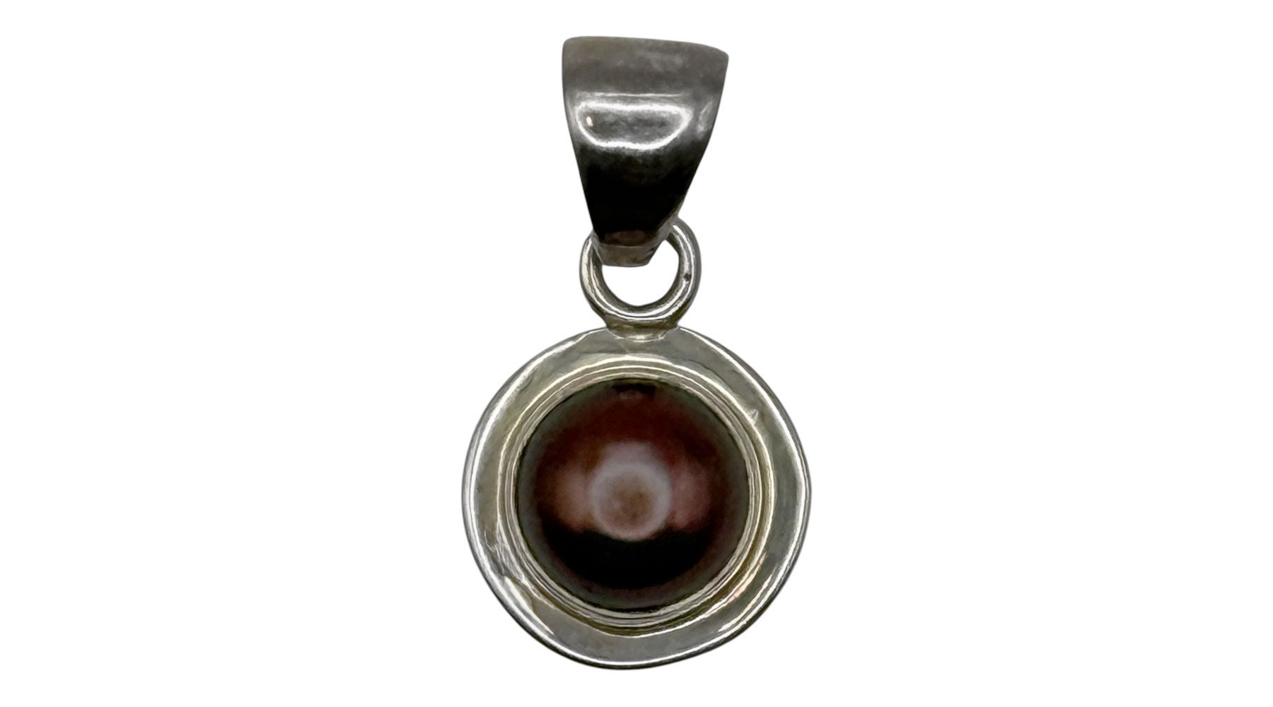 Sterling Silver Purple Pearl Pendant