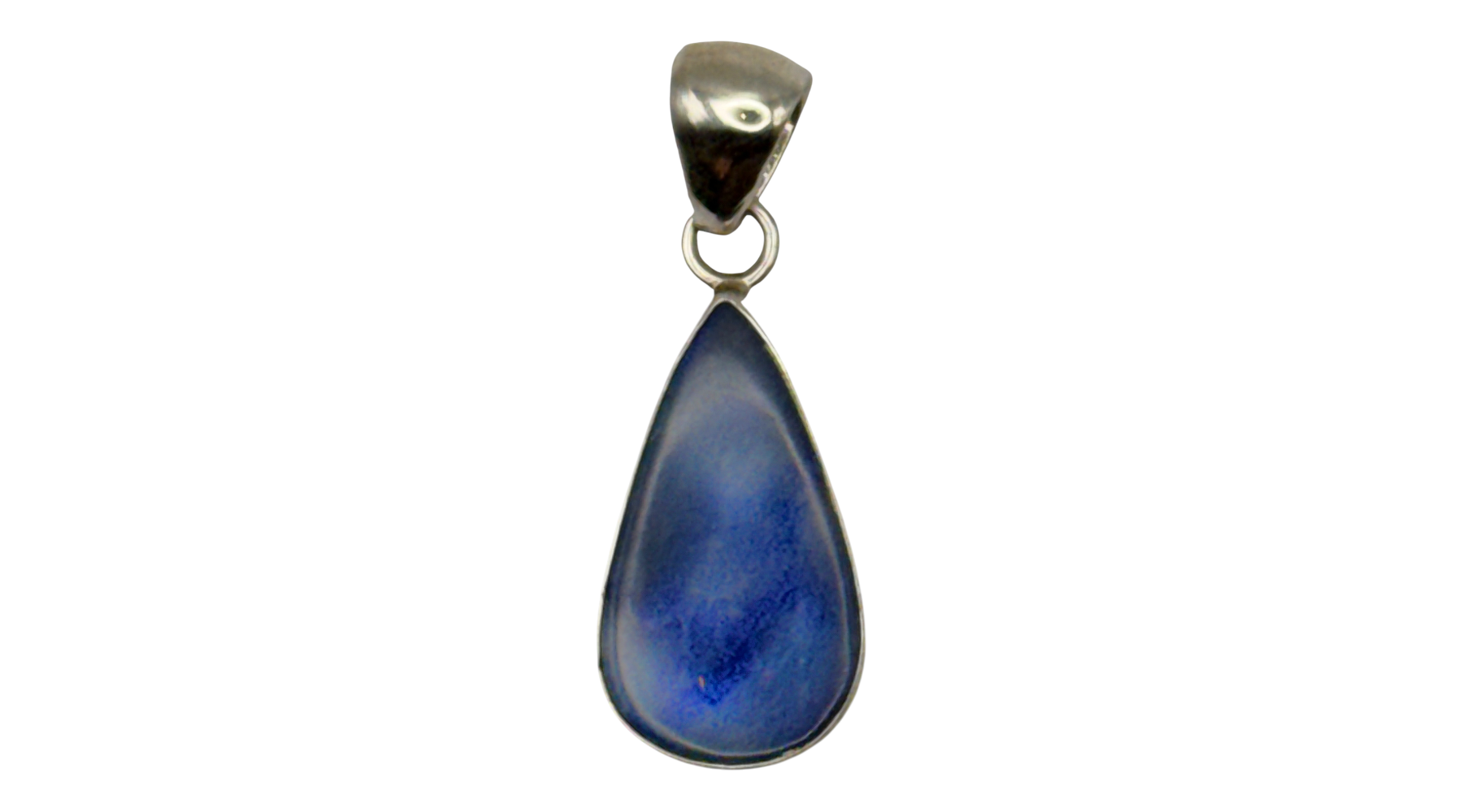 Sterling Silver Blue Aventurine Pendant