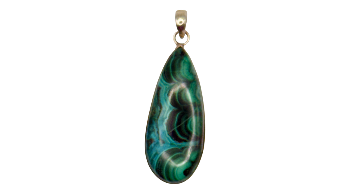 Sterling Silver Shattuckite Pendant