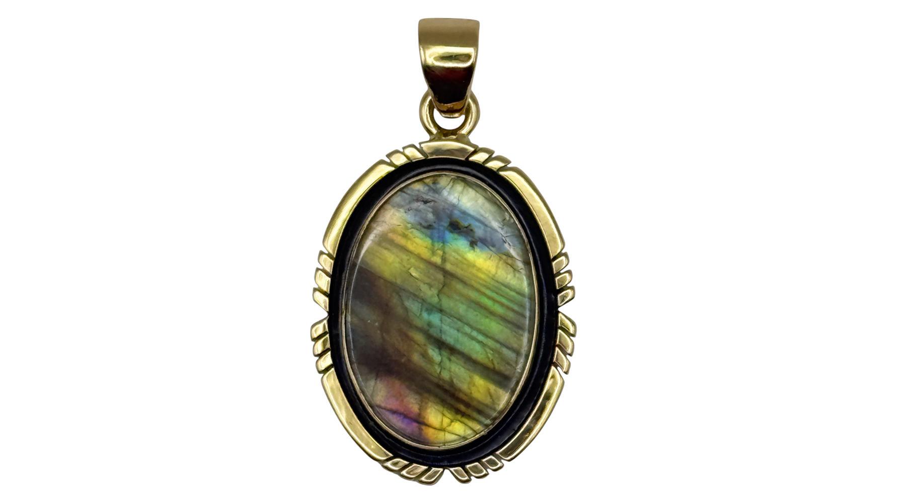Alchemia Gold Labradorite Pendant