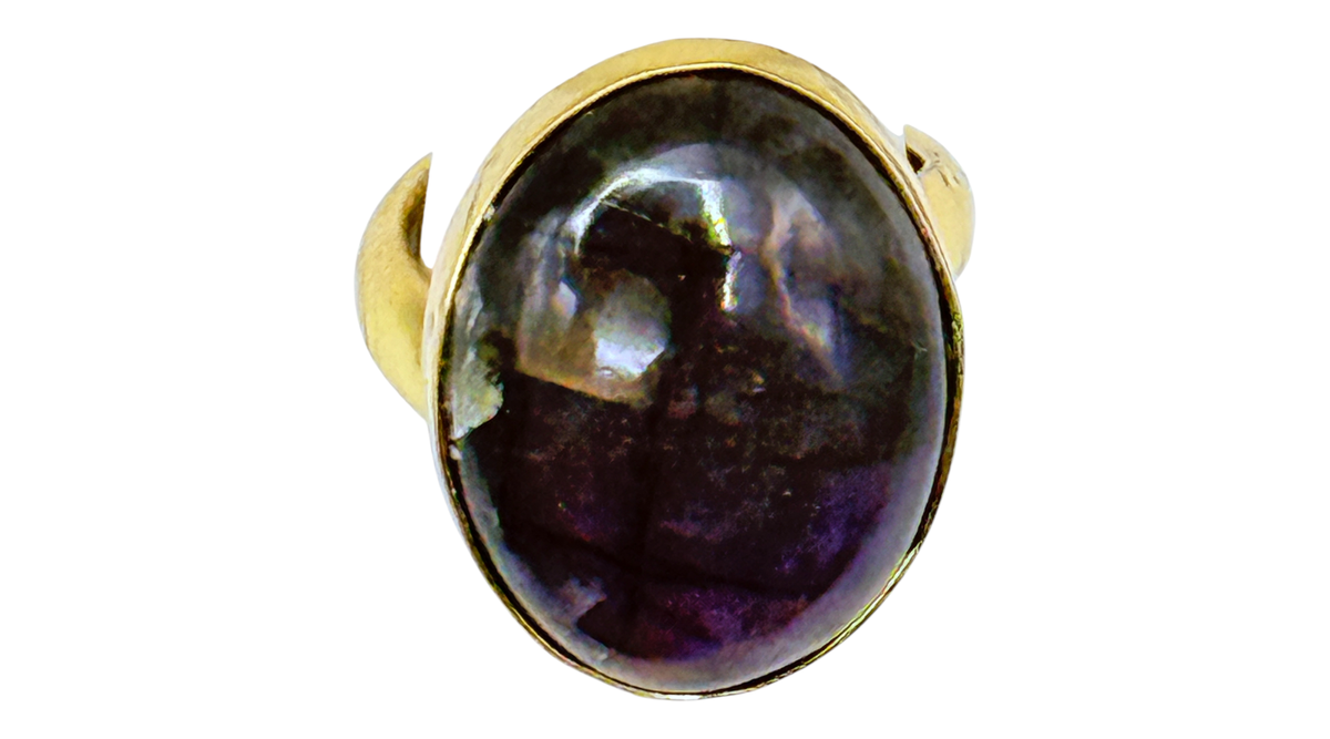 Labradorite Sterling Silver Ring Adjustable