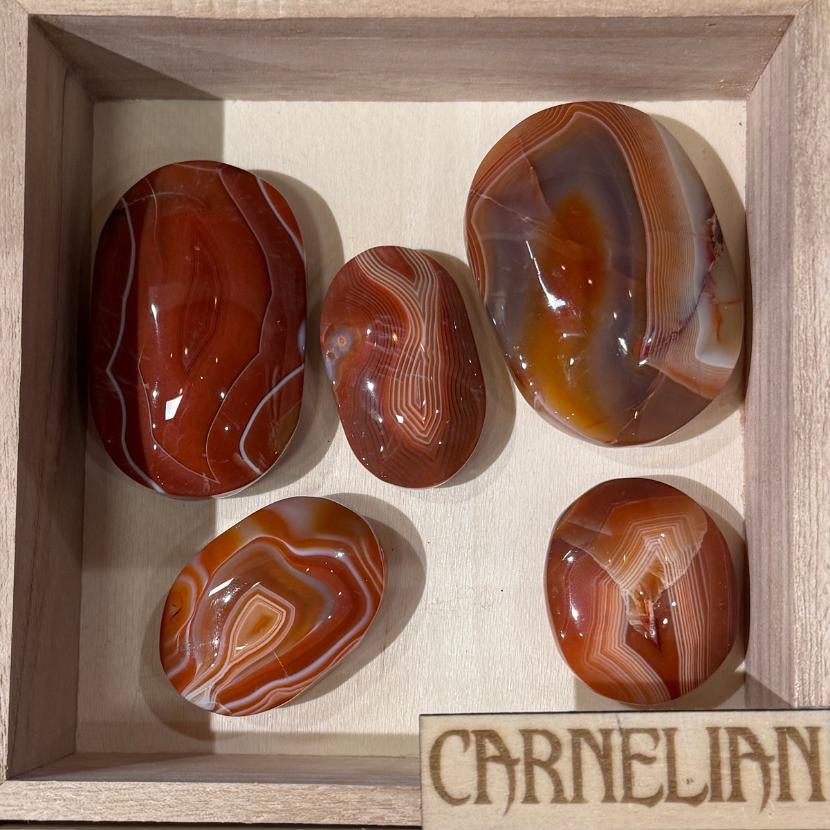Carnelian Palm Stone
