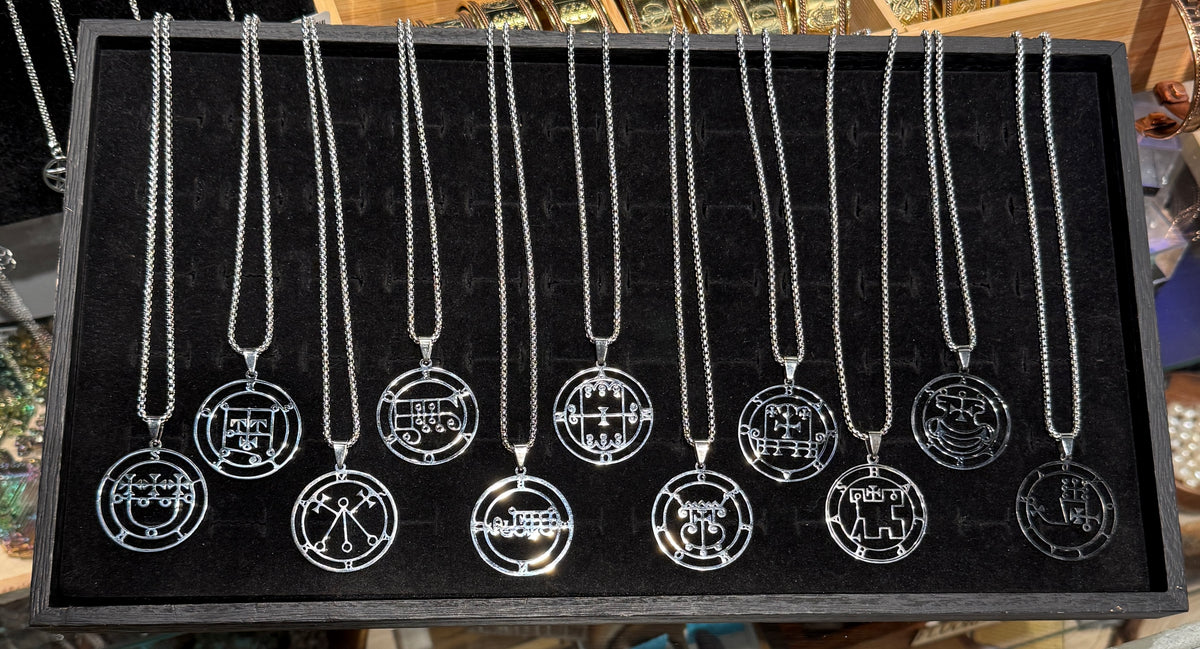 Sigil of Halphas Stainless Steel Necklace