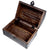 Wood Storage Box (9x6x6) Treasure Chest Antique Finish
