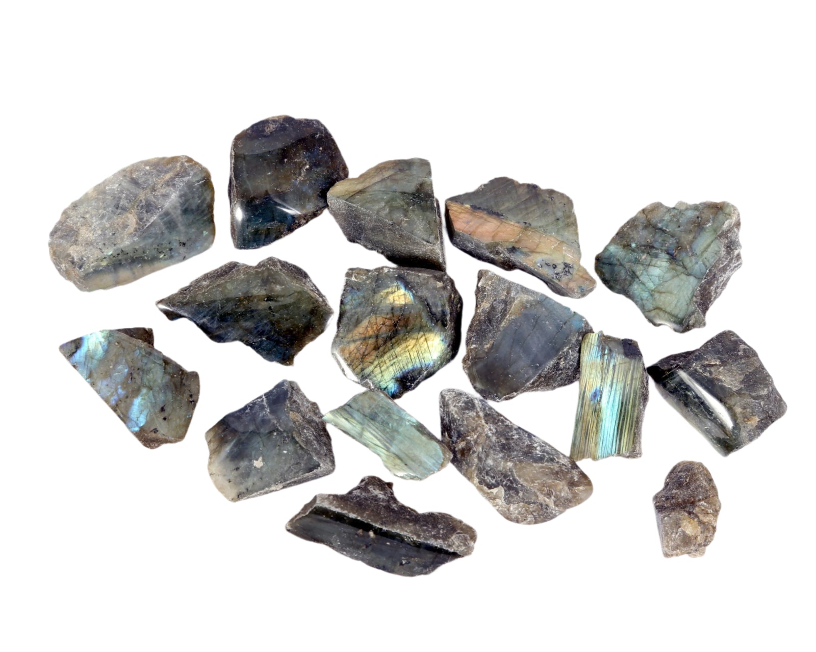 Labradorite Half Polished