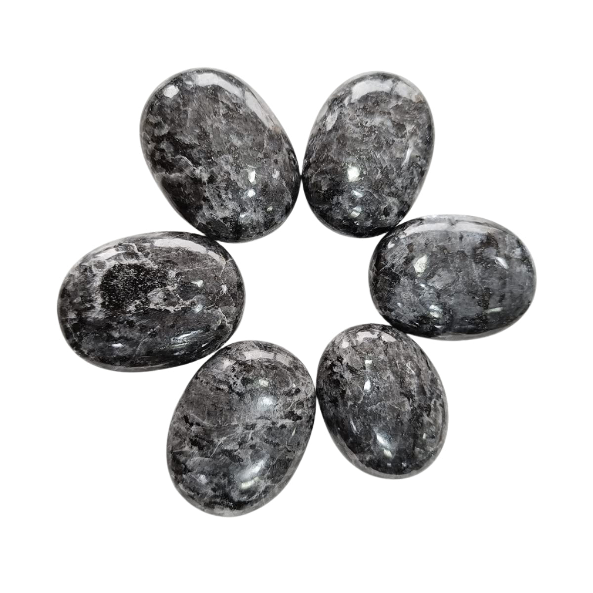 Larvikite Palm Stone