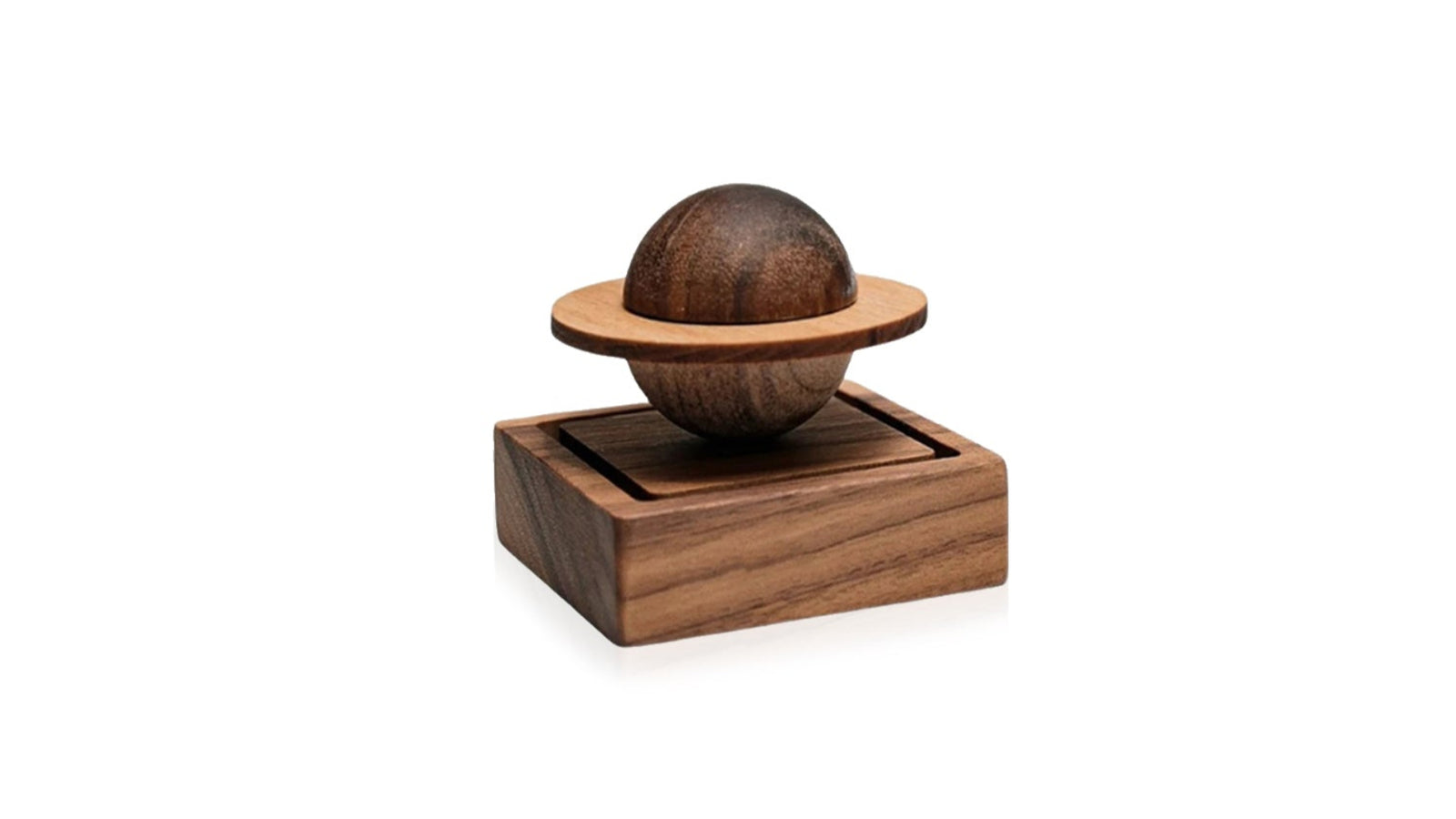 2" Wooden Saturn Oil Diffuser