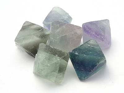 Fluorite Octahedrons
