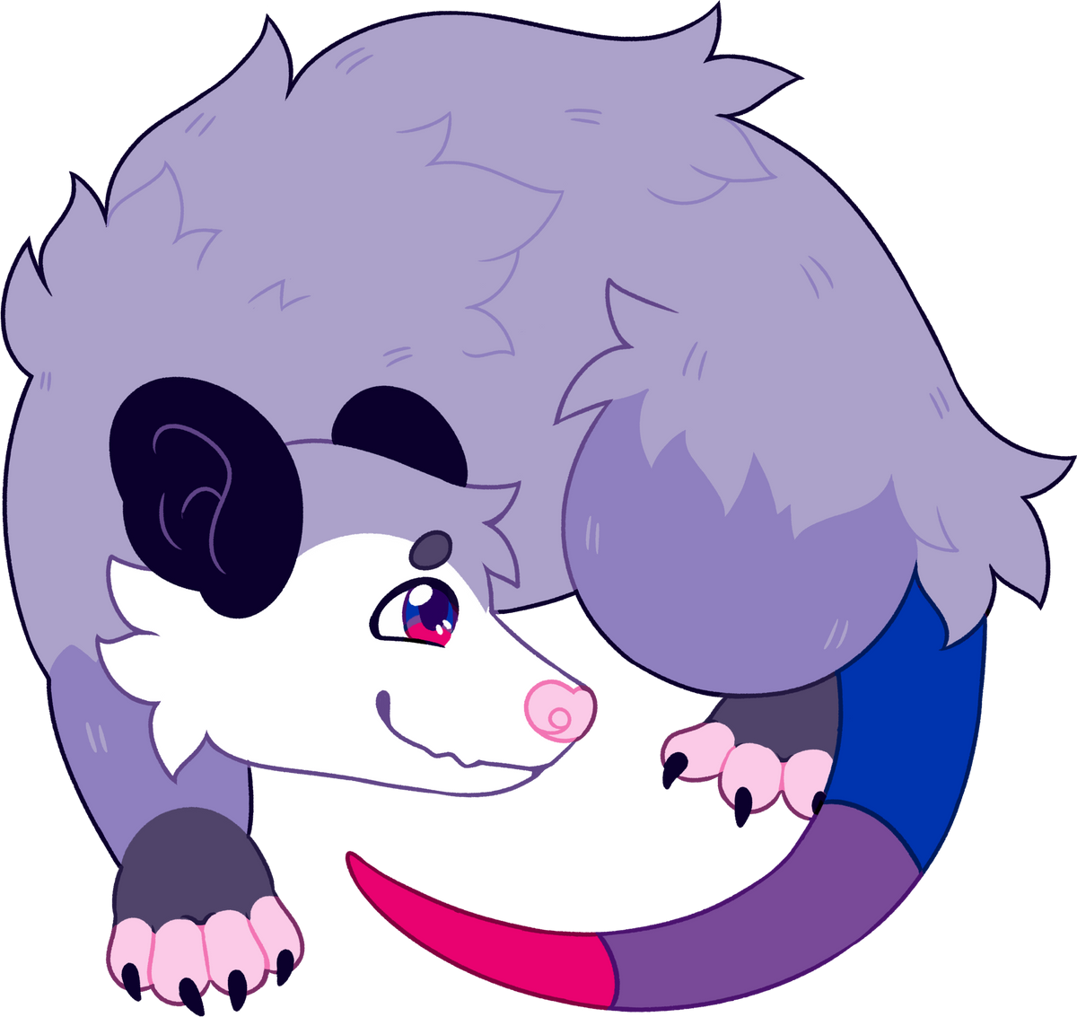 Pride Possum Stickers