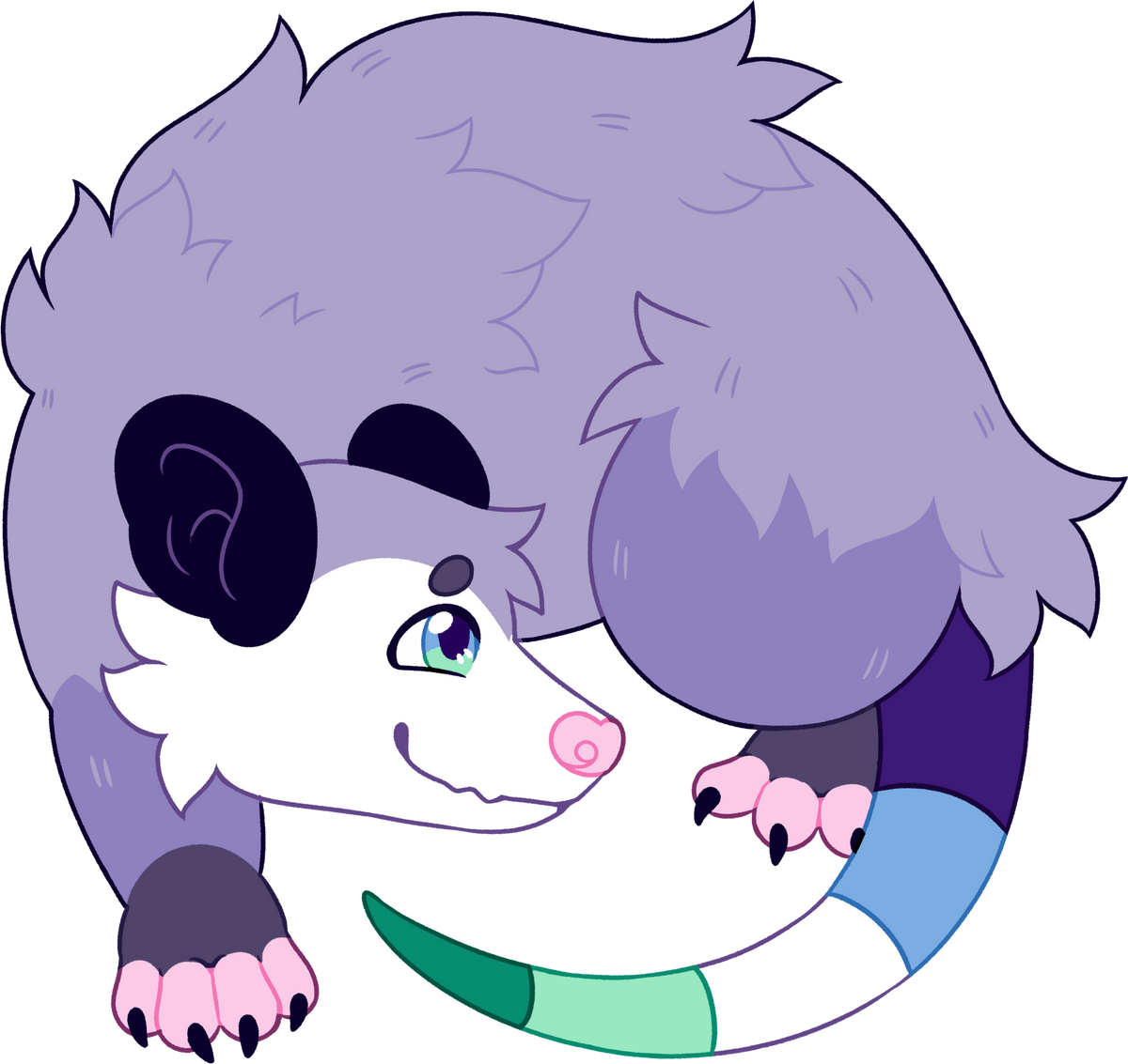 Pride Possum Stickers