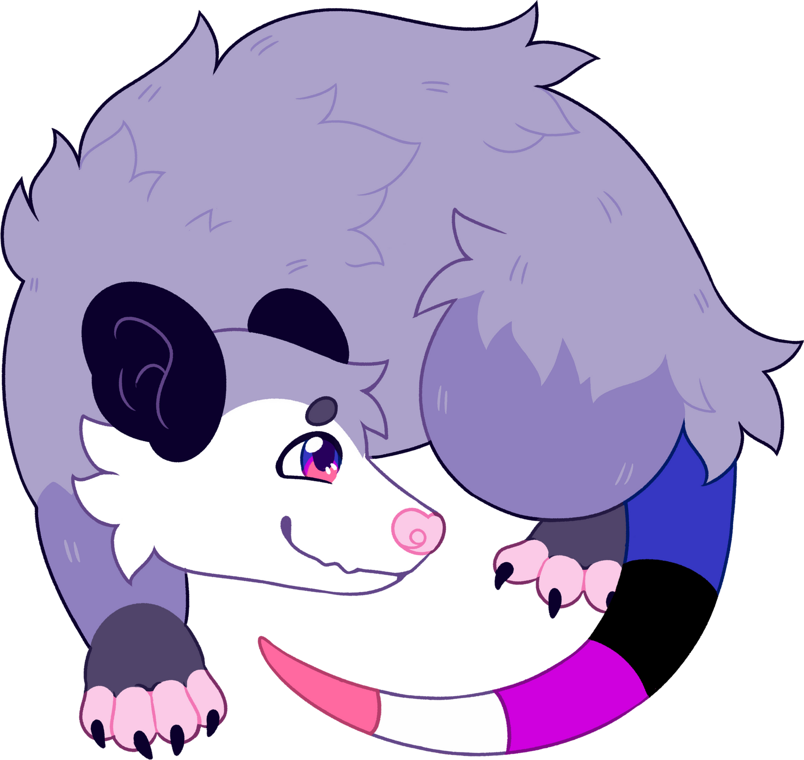 Pride Possum Stickers