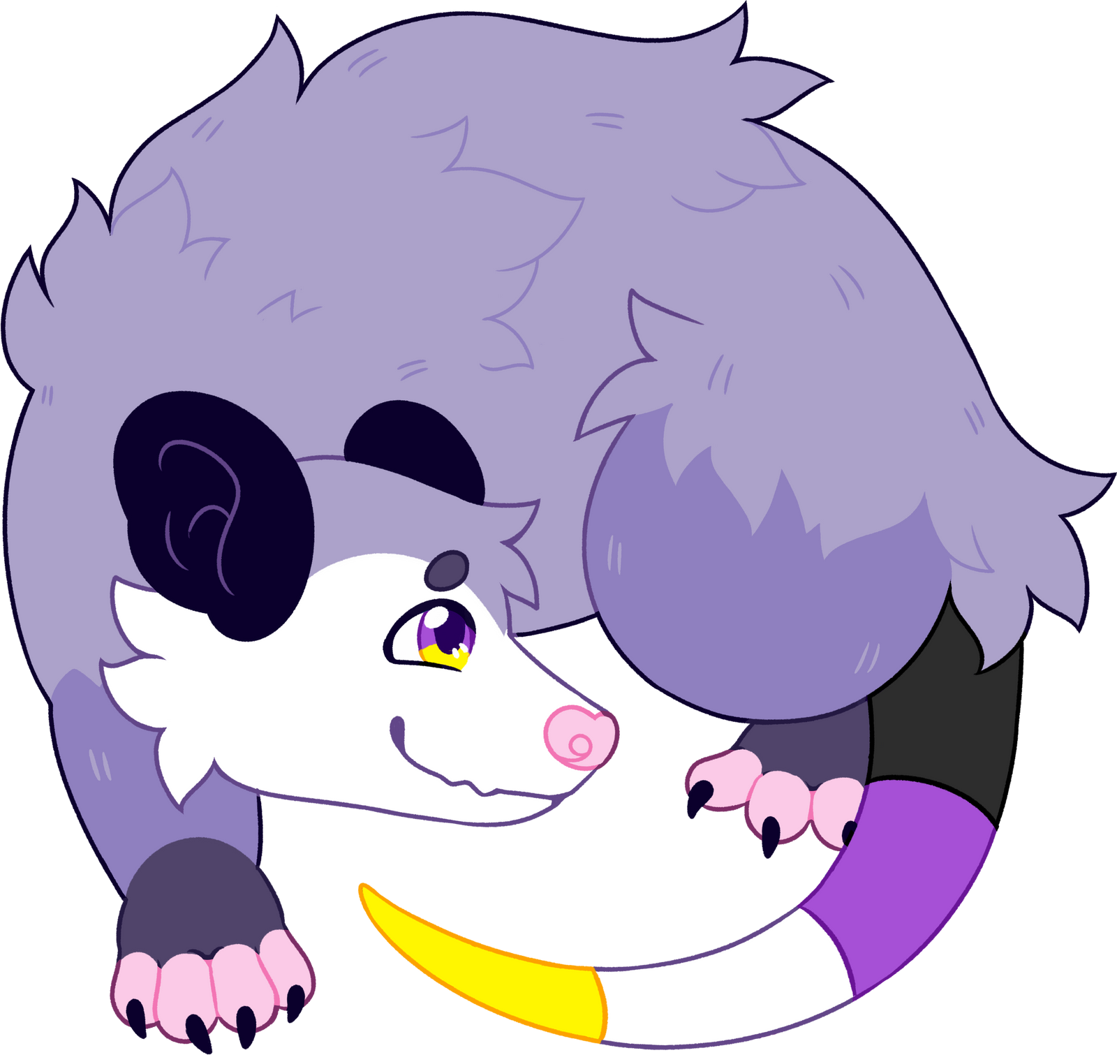 Pride Possum Stickers