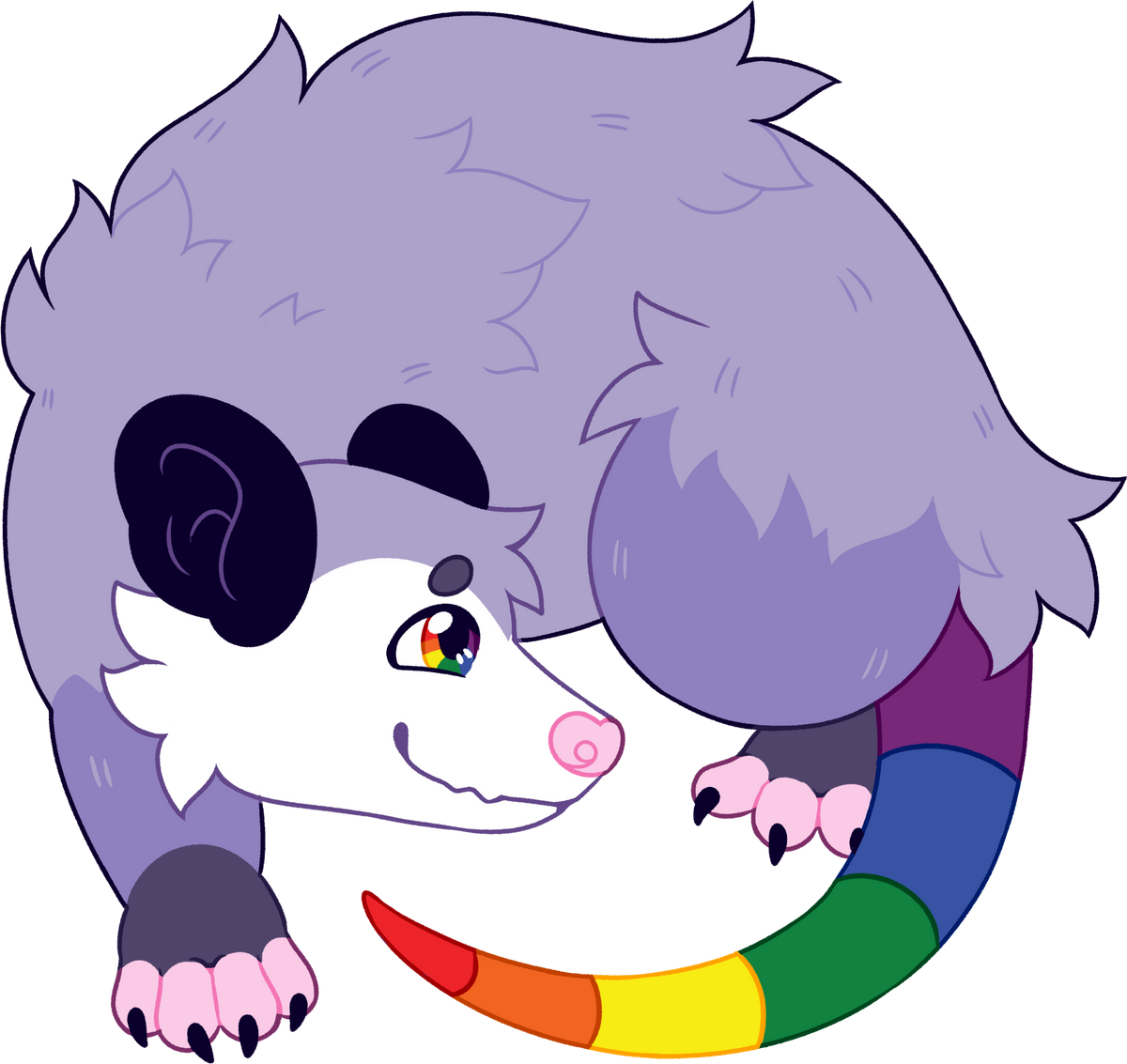 Pride Possum Stickers