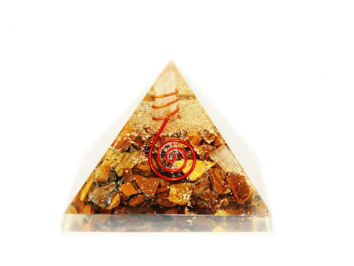 Orgone Energy Pyramid Tiger Eye