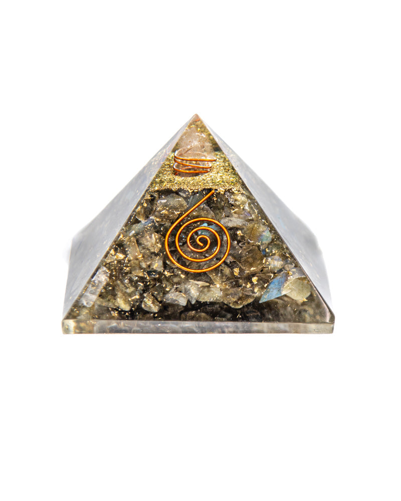 Orgone Energy Pyramid Labradorite