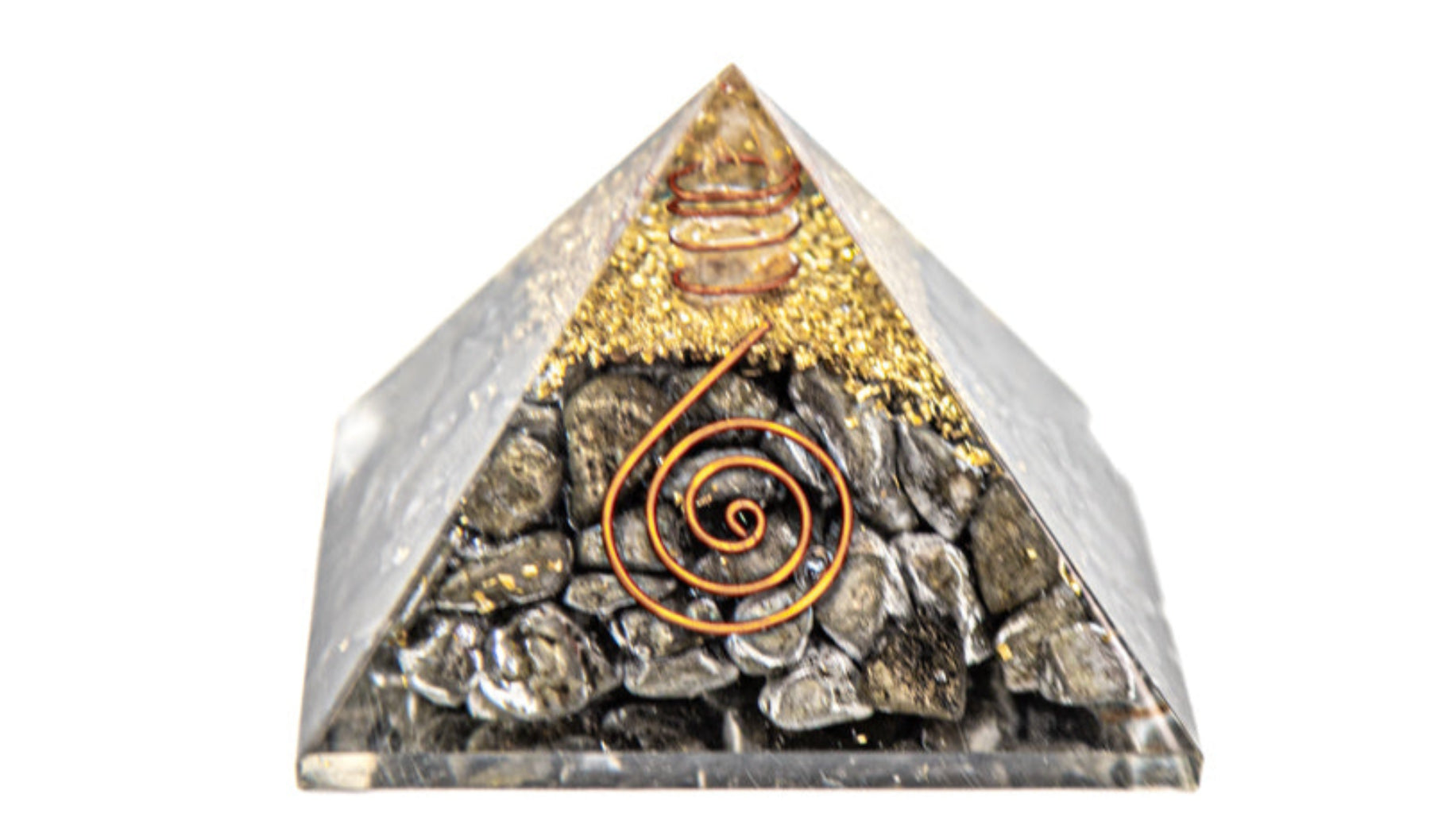 Orgone Energy Pyramid Pyrite