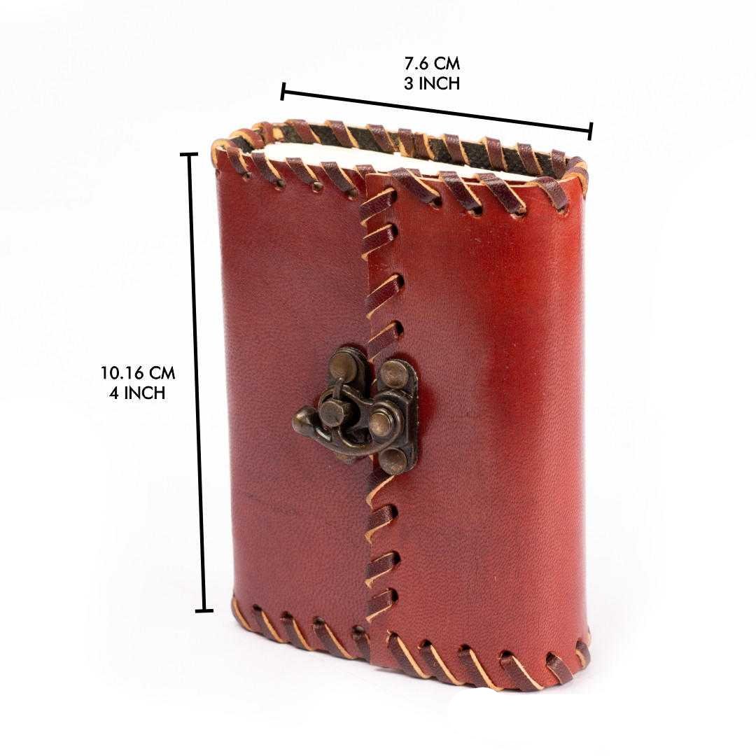 Leather Journal - Small Cognac
