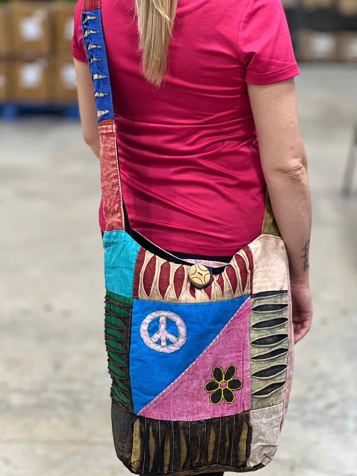 Flower of Peace Cross-Body Bag