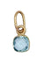Alchemia Gold Faceted Blue Topaz Pendant