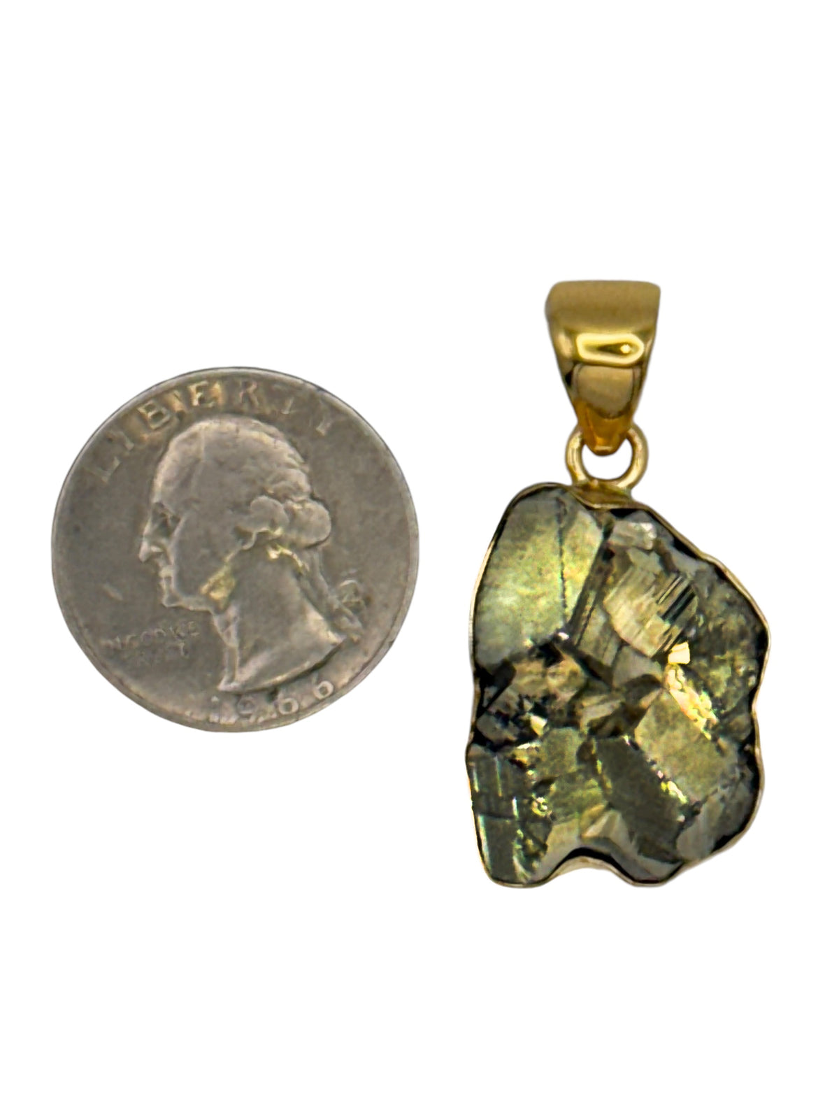 Alchemia Gold Pyrite Pendant