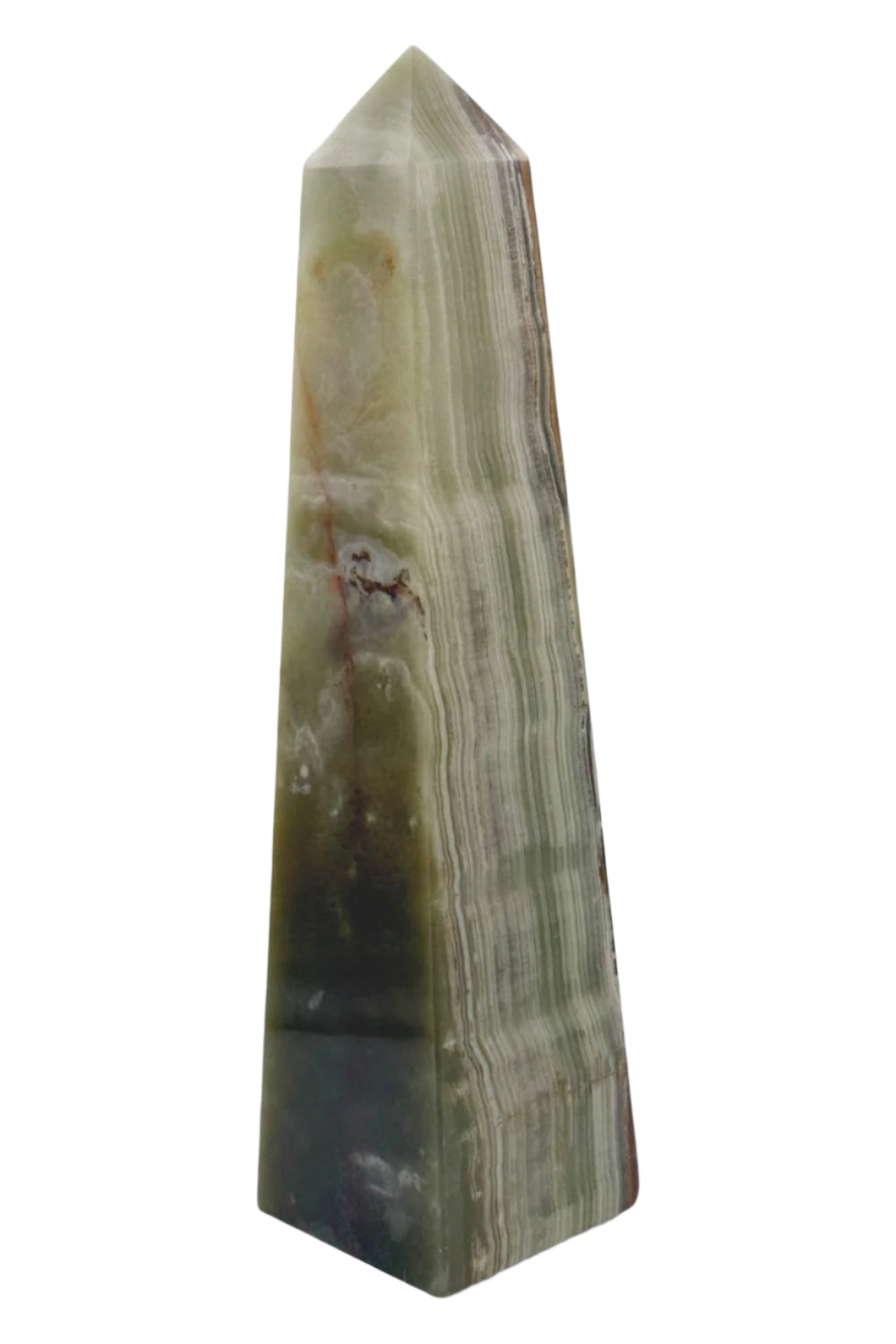 Green Onyx Crystal Tower