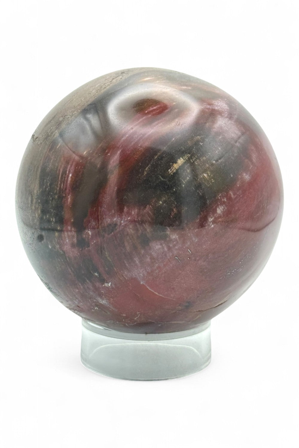 Crystal Sphere Petrified Wood