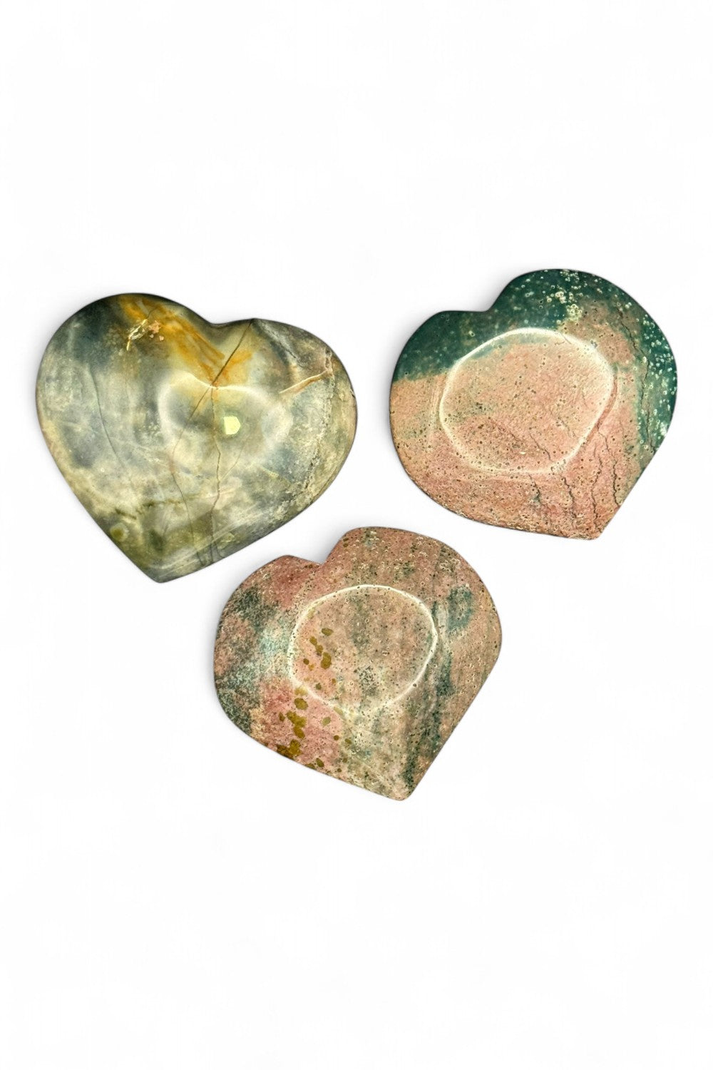 Crystal Heart Ocean Jasper