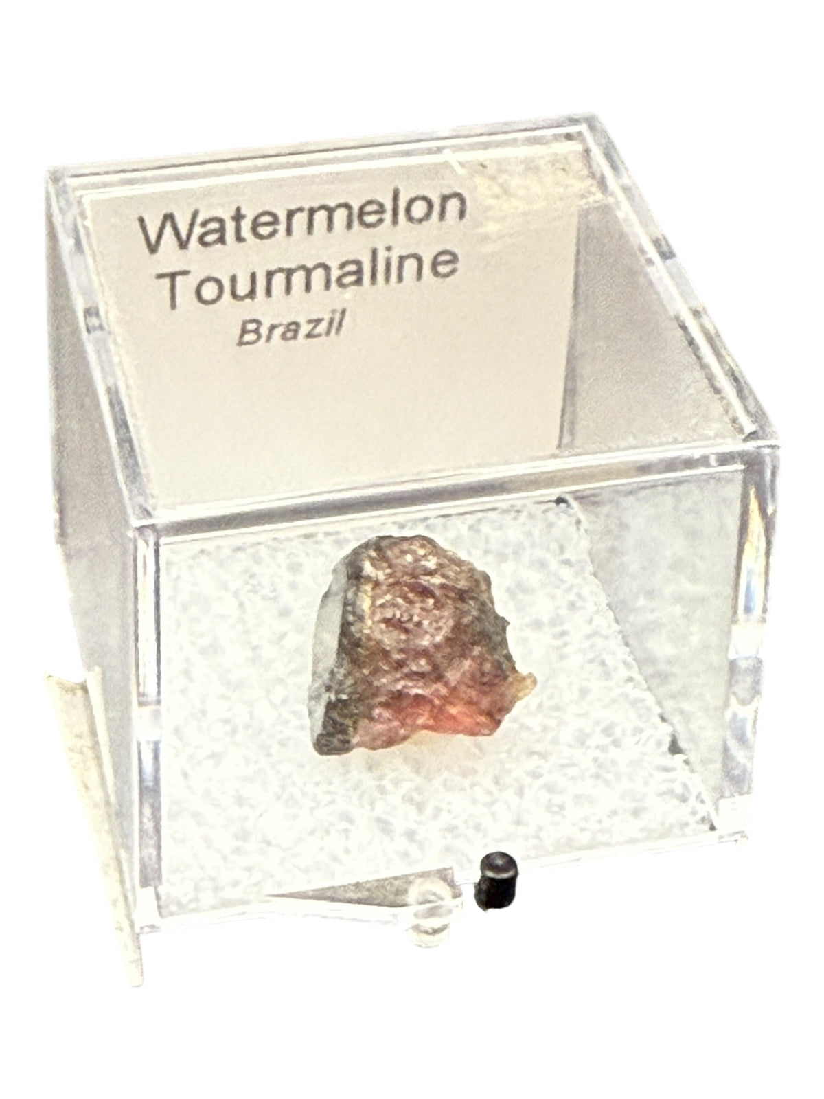 Watermelon Tourmaline Specimen in Perky Box