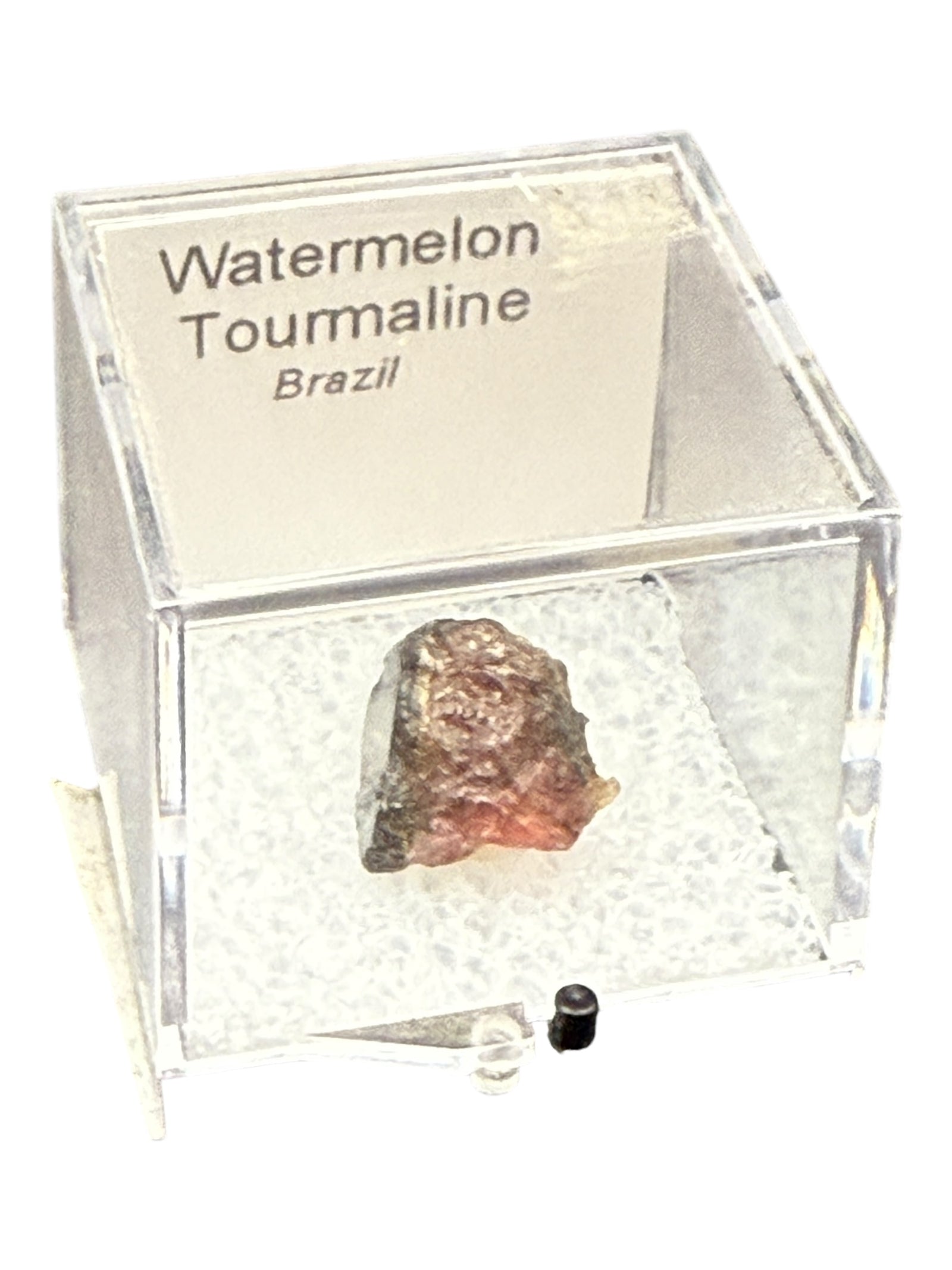 Watermelon Tourmaline Specimen in Perky Box