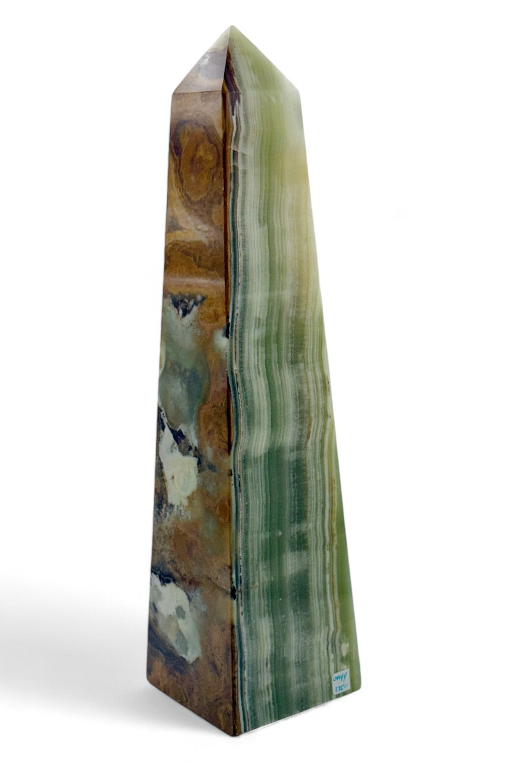 Green Onyx Crystal Tower