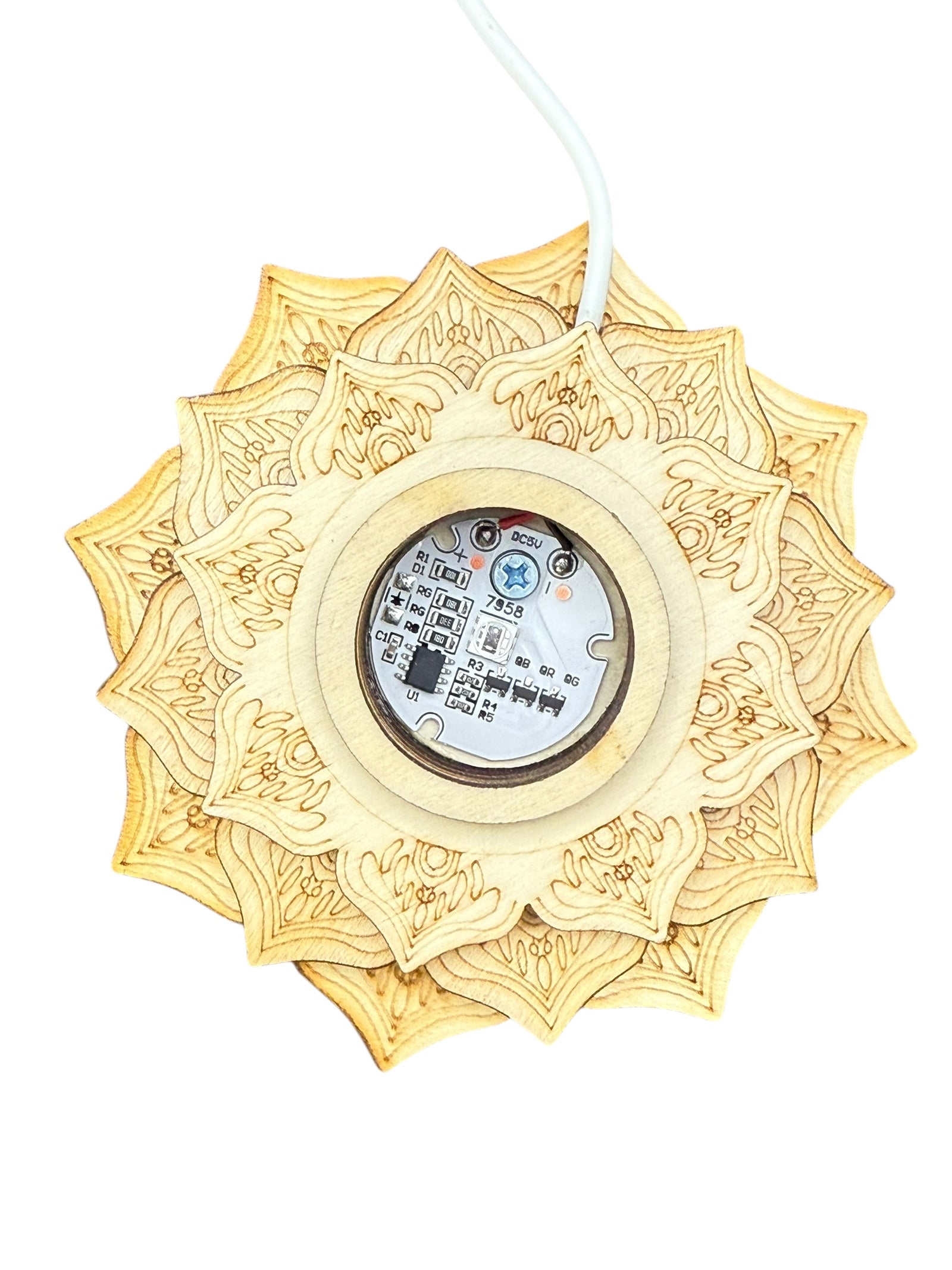 Lighted Sphere Holder