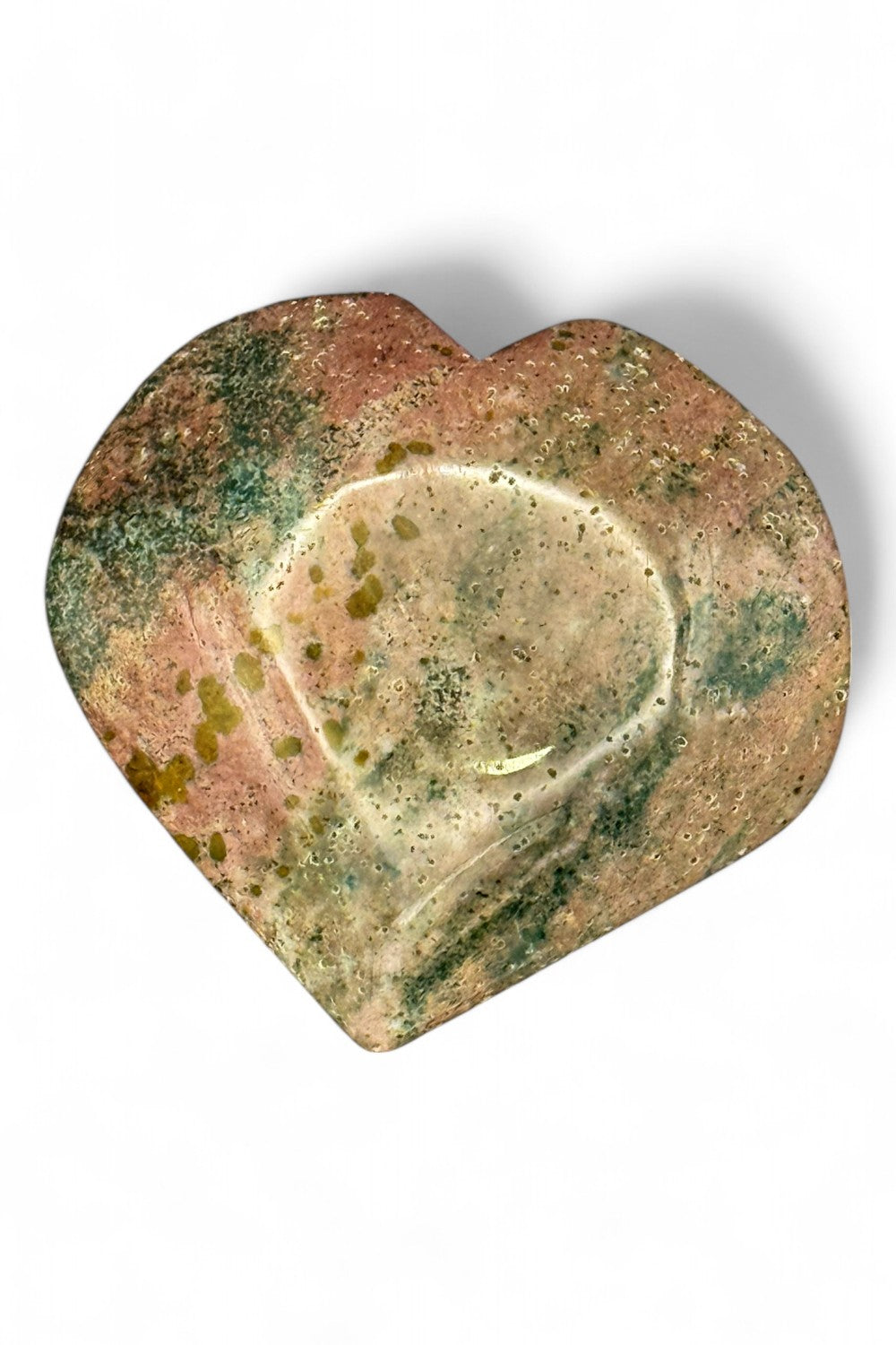 Crystal Heart Ocean Jasper