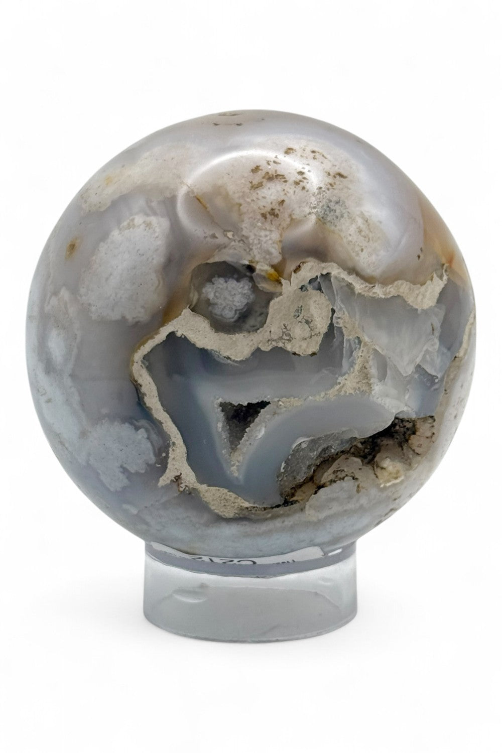 Crystal Sphere Flower Agate