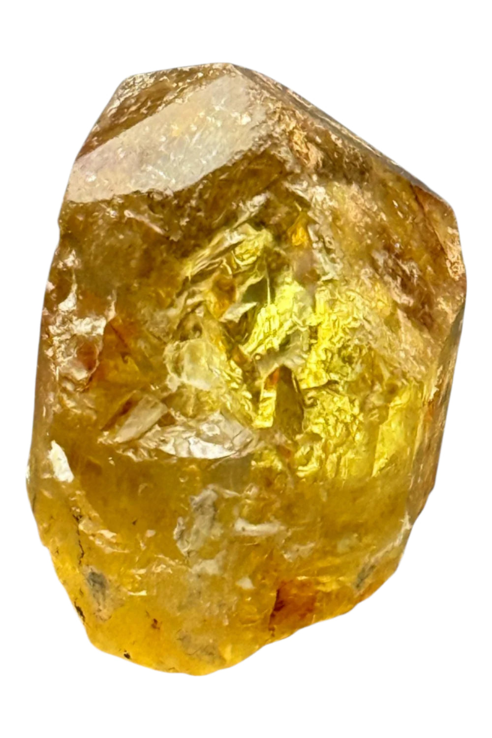 Yellow Apatite Point