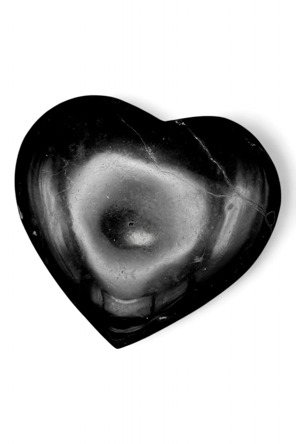 Crystal Heart Black Tourmaline