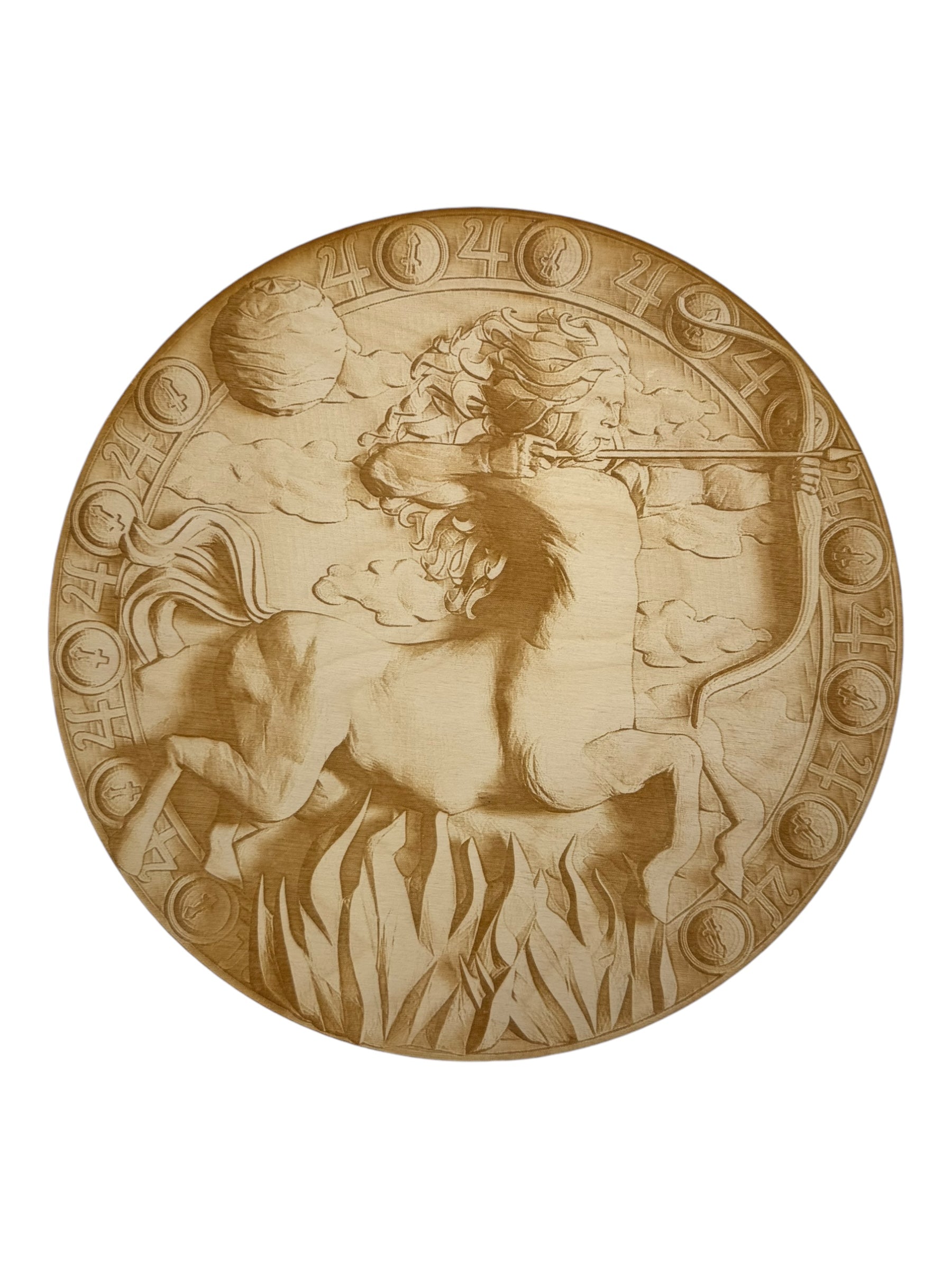 Sagittarius Crystal Grid Plate