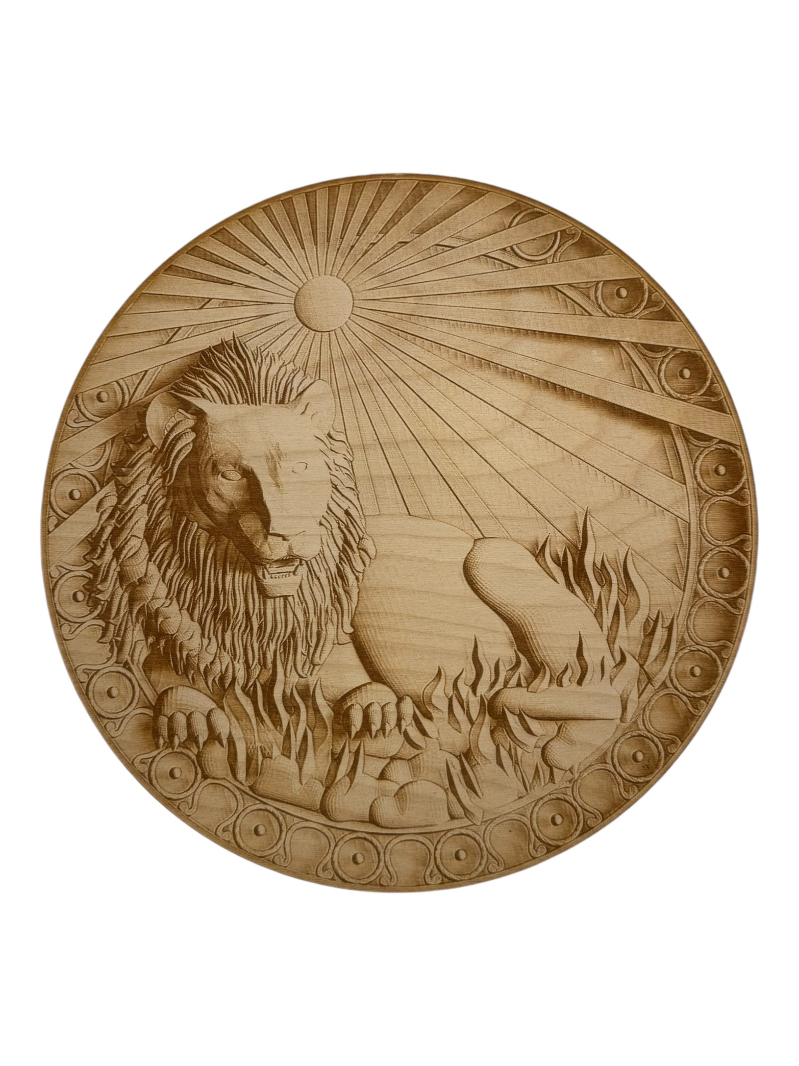Leo Crystal Grid Plate