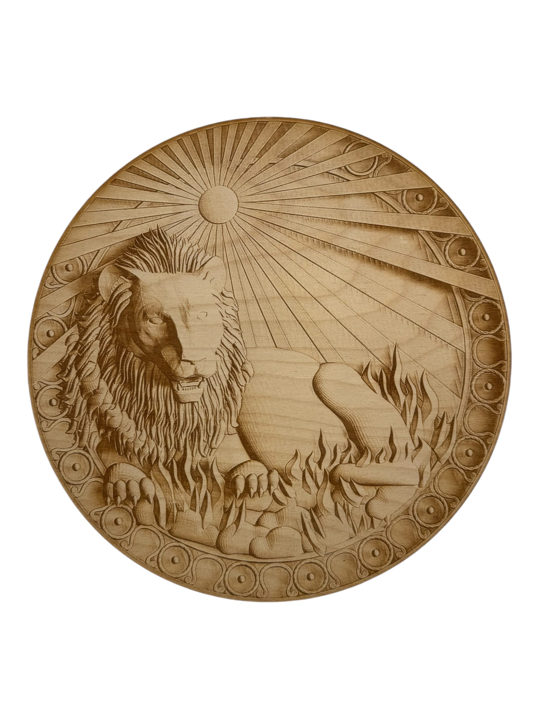 Leo Crystal Grid Plate