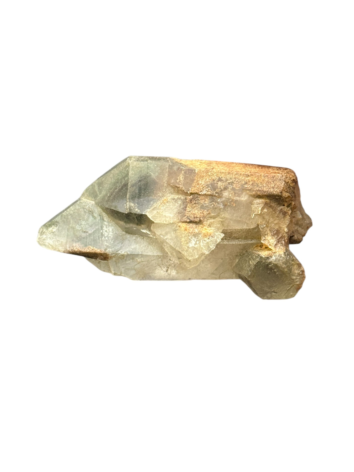 Clear Quartz Points with Chlorite