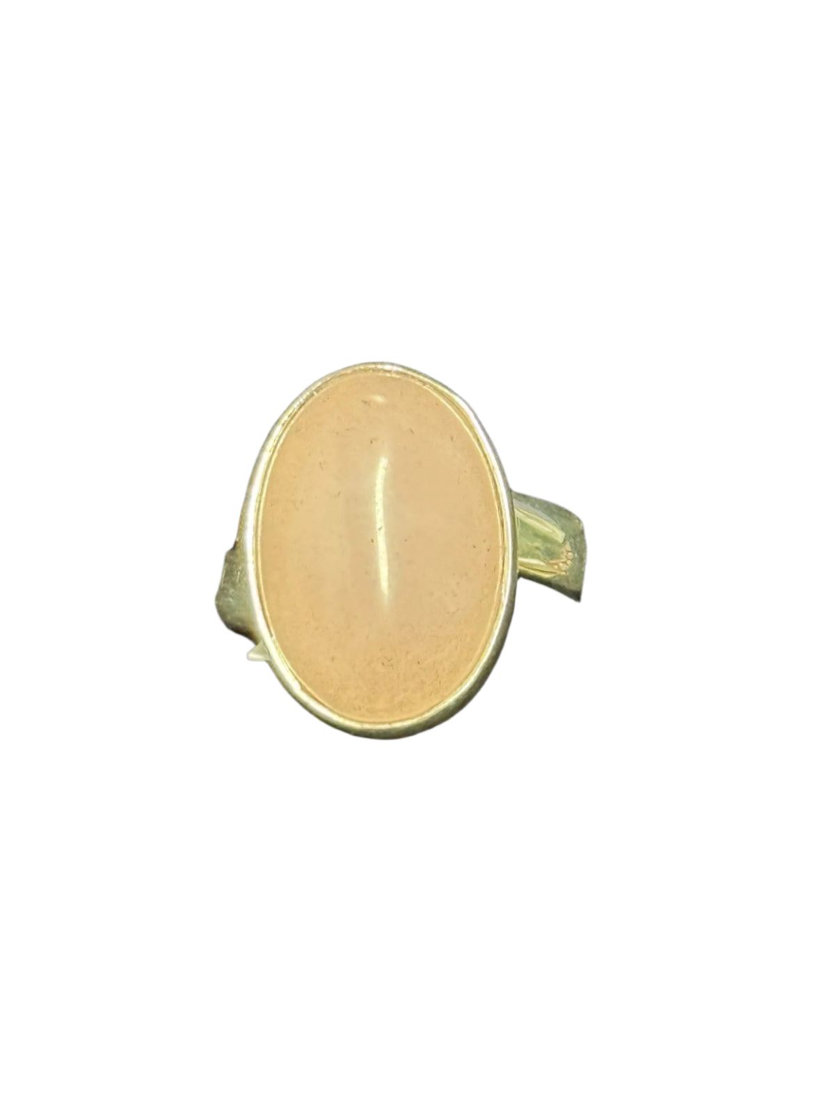 Rose Quartz Sterling Silver Ring  Adjustable