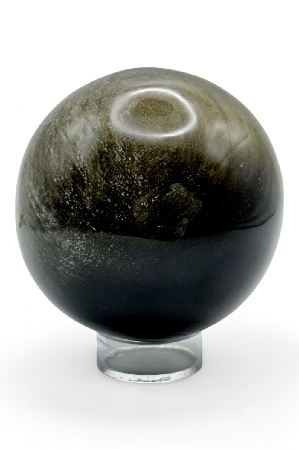 Obsidian Gold Sheen Sphere