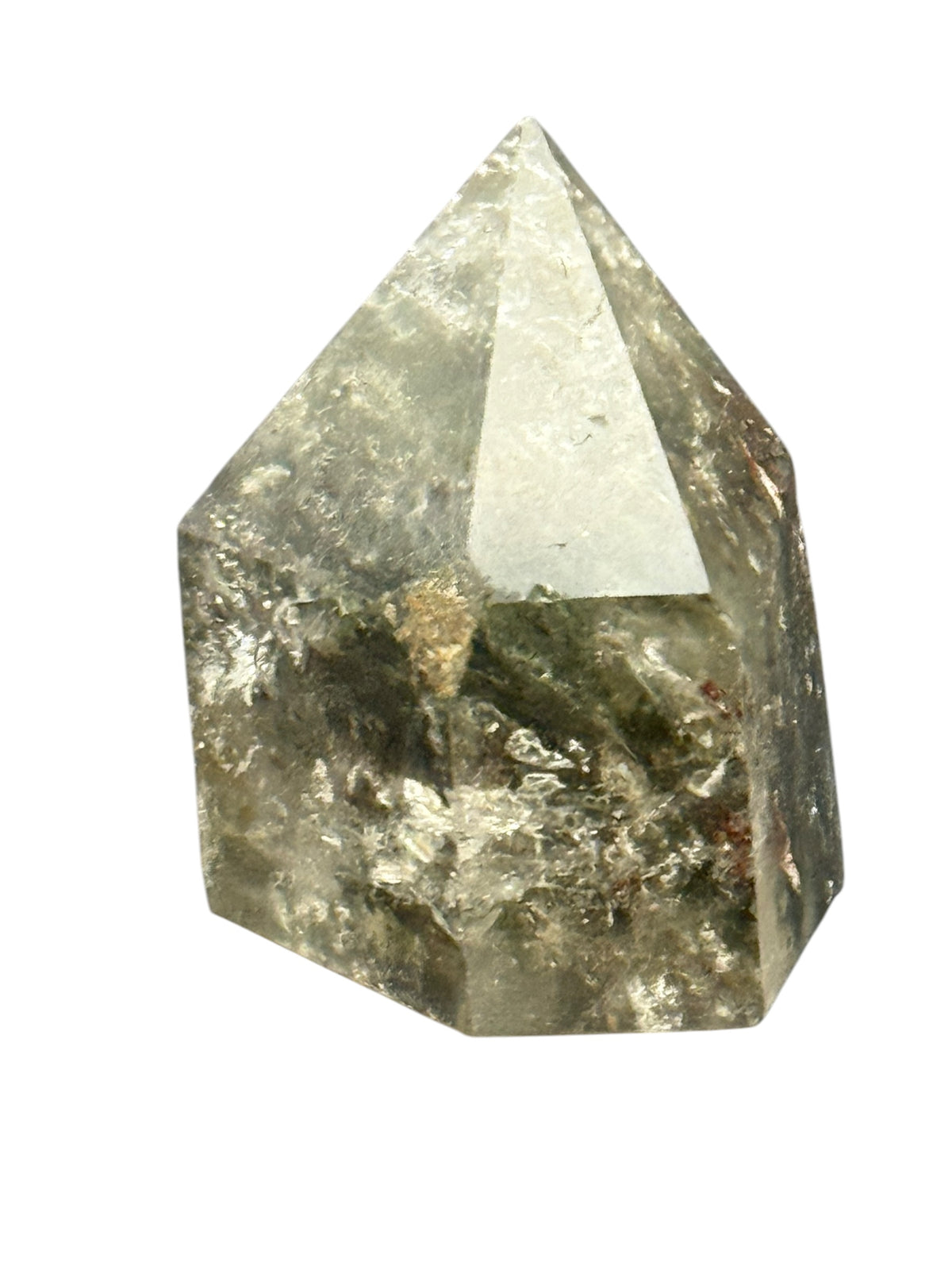 Clear Quartz Points with Chlorite