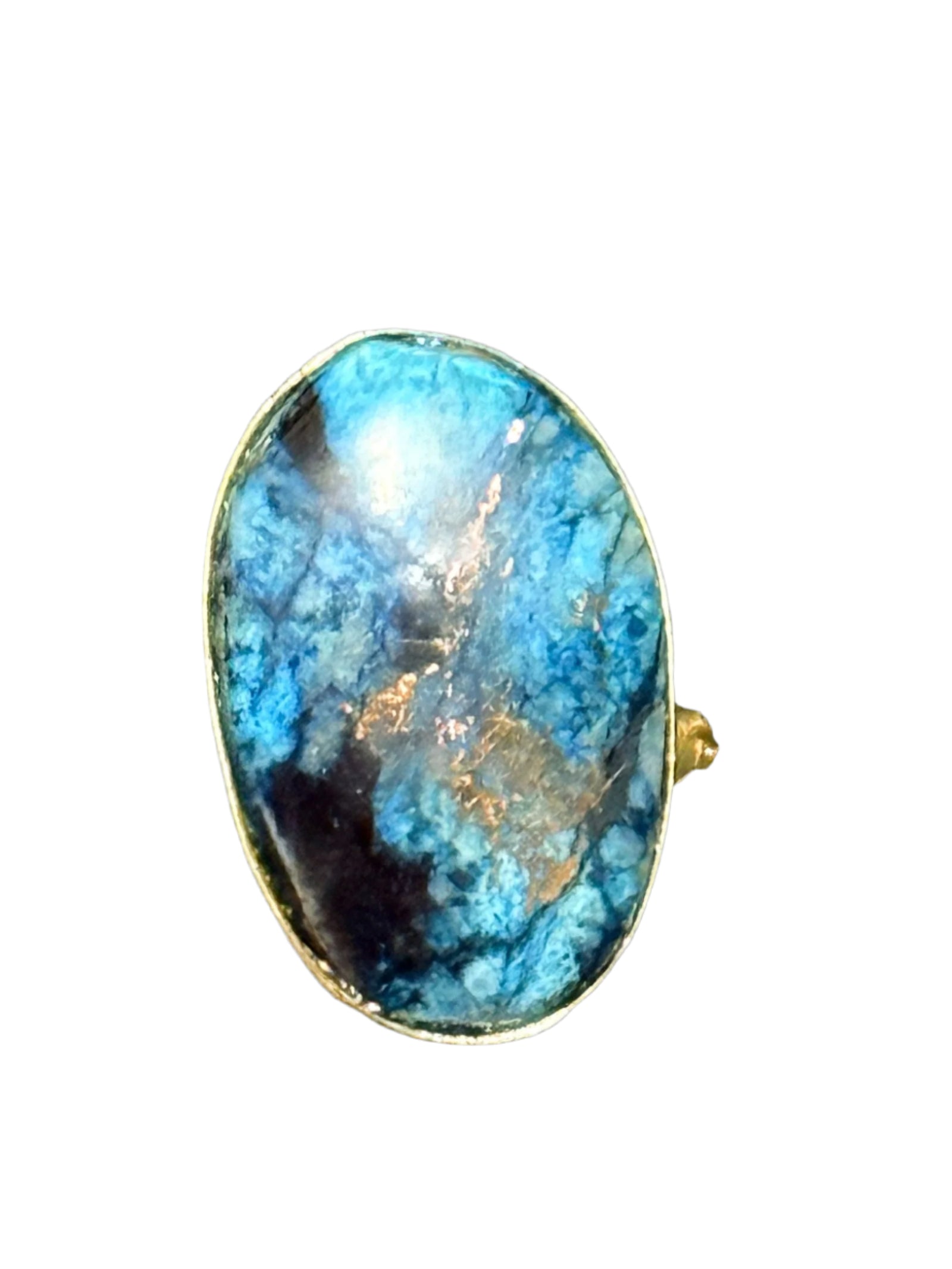 Alunite Alchemia Gold Ring Adjustable