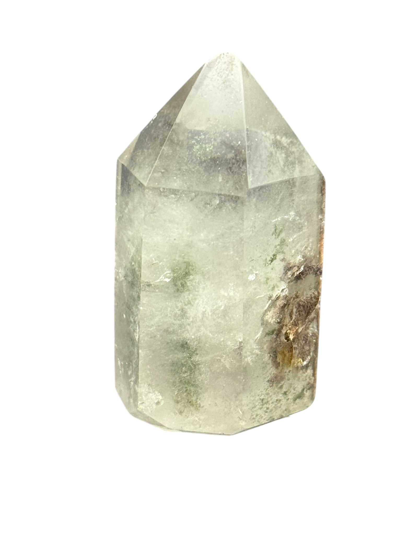 Clear Quartz Points with Chlorite
