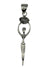 Sterling Silver Herkimer Diamond Goddess Pendant